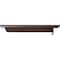Ekena Millwork Heaton Hidden Support Steel Bracket w/ 10" Support Depth, Hammered Brown 3"W x 14"D x 2"H BKTM03X14X02HEHBR - alternate 7